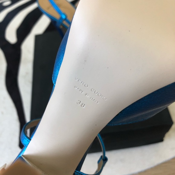 Giuseppe Zanotti Metallic Platform Heels 38/7.5 - Picture 3 of 6